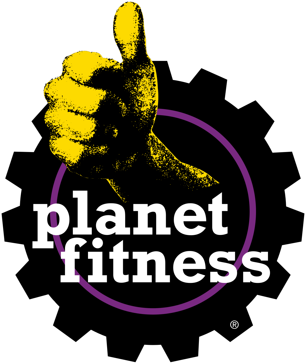 Planet Fitness logo.